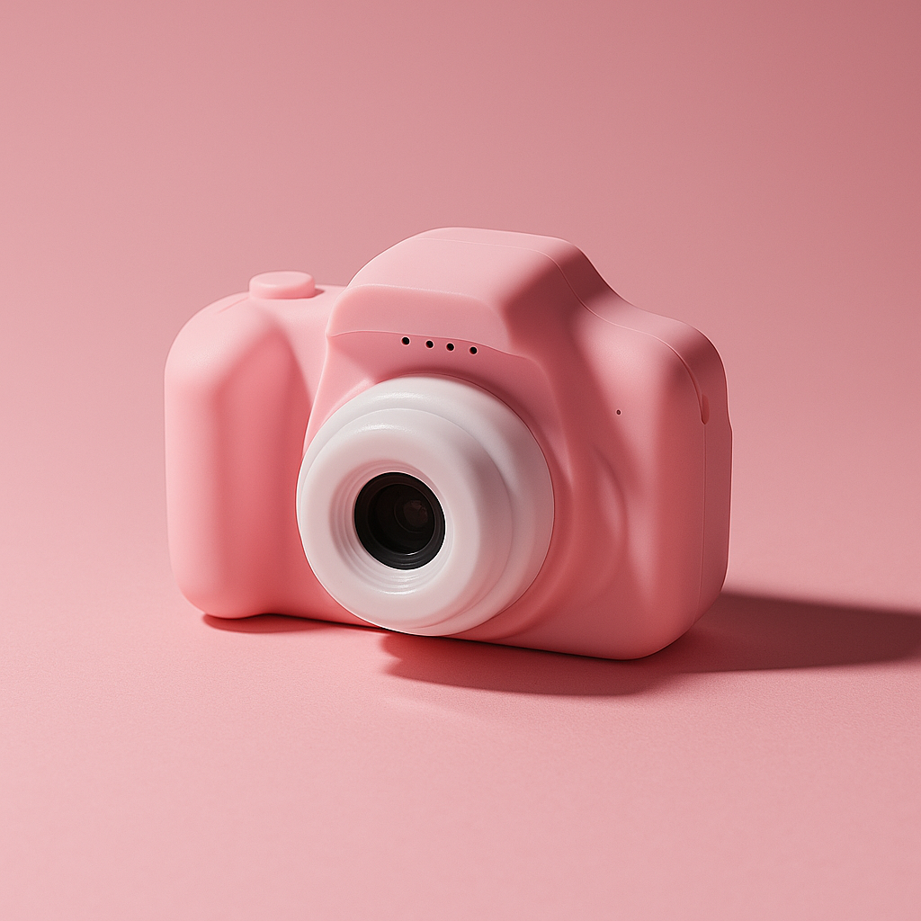 Bubbelgum Pink Y2K Digital Camera
